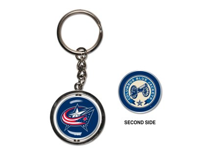 Přívěšek Columbus Blue Jackets NHL Spinner Key Ring