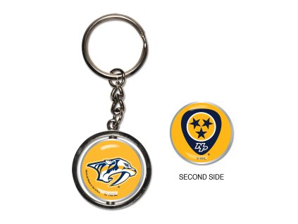Prívesok Nashville Predators Spinner Key Ring
