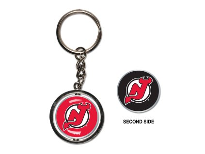 Přívěšek New Jersey Devils NHL Spinner Key Ring