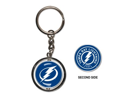 Přívěšek Tampa Bay Lightning NHLs Spinner Key Ring