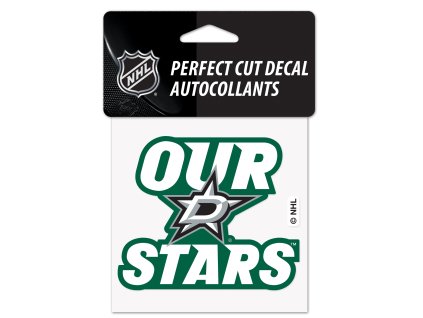 Samolepka Dallas Stars NHL Perfect Cut Decal SLOGAN