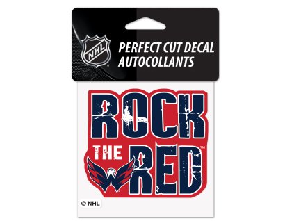 Samolepka Washington Capitals NHL Perfect Cut Decal SLOGAN
