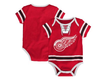 Detské body Detroit Red Wings Hockey Pro Creeper Plain Back