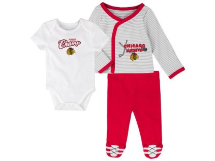 Dětské Body 3v1 Chicago Blackhawks NHL 3 Piece Set