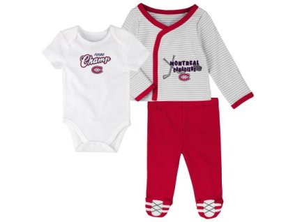 Dětské Body 3v1 Montreal Canadiens NHL 3 Piece Set