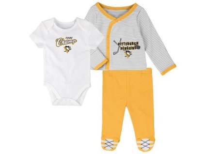 Dětské Body 3v1 Pittsburgh Penguins NHL 3 Piece Set