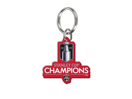 Přívěšek na kliče Florida Panthers NHL 2025 Stanley Cup Champions Acrylic Key Ring
