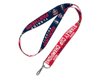 Klíčenka Florida Panthers NHL 2025 Stanley Cup Champions Lanyard
