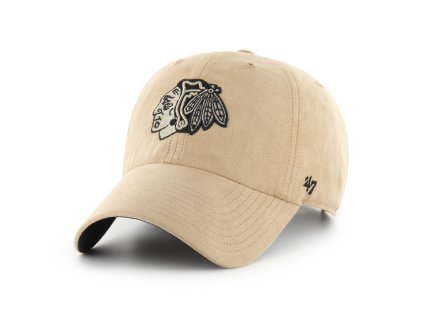 Pánská kšiltovka Chicago Blackhawks NHL Ballpark Suede ’47 CLEAN UP