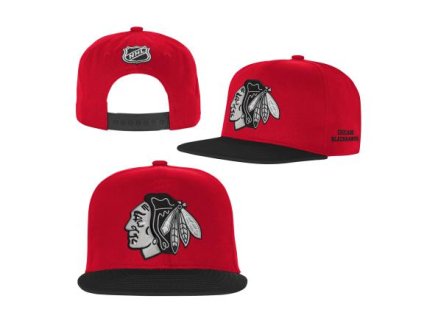 Dětská kšiltovka Chicago Blackhawks  Essentials Flatbrim Snapback