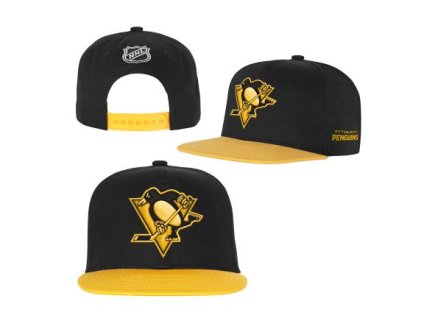 Dětská kšiltovka Pittsburgh Penguins NHL Essentials Flatbrim Snapback