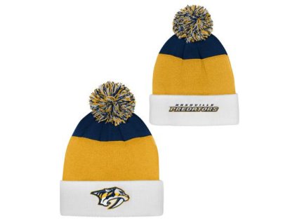 Dětská zimní čepice Nashville Predators NHL Essentials Cuffed Knit W Pom