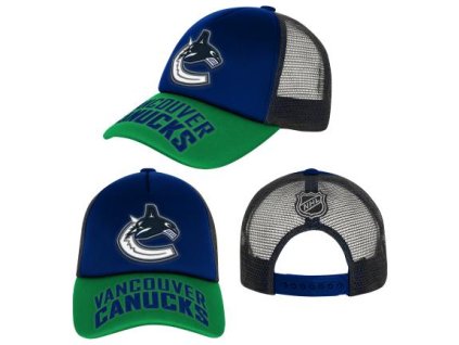 Dětská kšiltovka Vancouver Canucks NHL True Retro Meshback Trucker