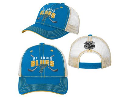 Detská šiltovka St. Louis Blues NHL Lockup Meshback Adj.