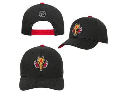 Detská šiltovka Calgary Flames NHL 3Rd Jersey Precurved Snap