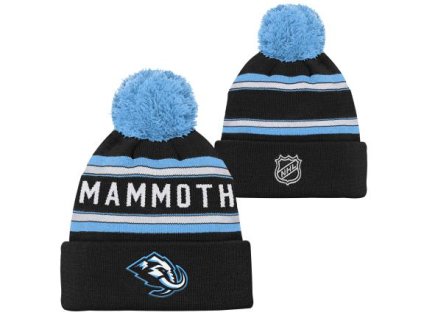 Detská zimná čiapka Utah Mammoth NHL Jacquard Cuffed Knit With Pom