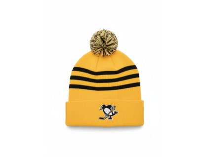 Dětská zimní čepice Pittsburgh Penguins NHL Cuffed Beanie With Pom