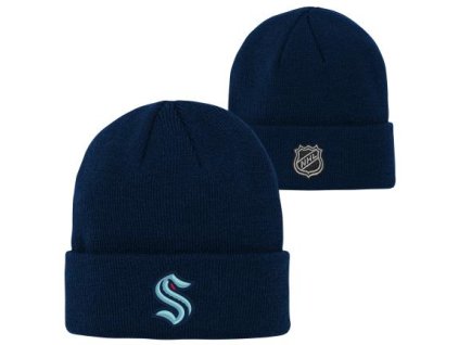 Dětská zimní čepice Seattle Kraken NHL Cuffed Knit