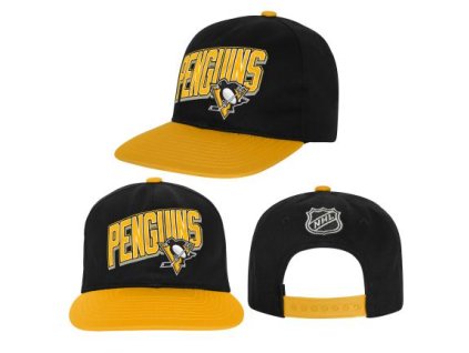 Dětská kšiltovka Pittsburgh Penguins NHL Essentials Deadstock Snapback