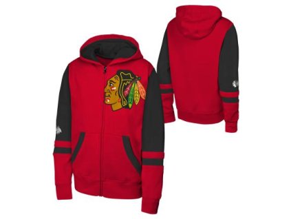 Dětská mikina Chicago Blackhawks  Face Off Fz Flc Hd