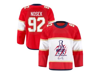 Pánský dres Tomáš Nosek #92 Stanley Cup Champion 2025 Florida Panthers