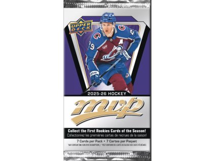 Hokejové karty NHL 2025-26 Upper Deck MVP Hockey Retail Balíček