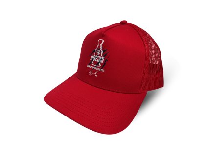 Pánská kšiltovka Vítek Vaněček #41 Stanley Cup Champion 2025 Florida Panthers NHL Red