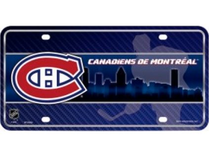 Cedule Montreal Canadiens NHL Metal License Plate