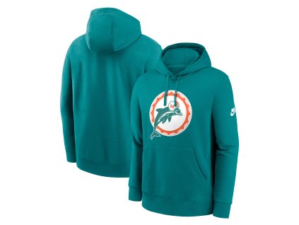 Pánská mikina Miami Dolphins NFL Nike Club Logo Hoodie
