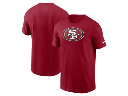 Pánské tričko San Francisco 49ers NFL Nike Logo Essential Logo Cotton Tee