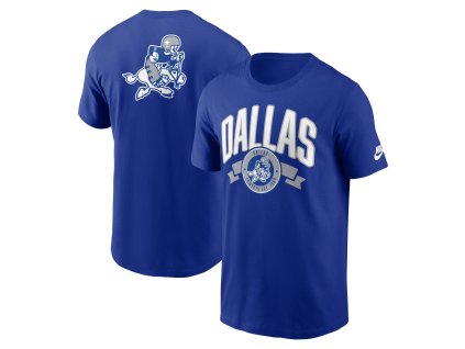 Pánská tričko Dallas Cowboys NFL Nike Rewind Front and Back Hit Essential Cotton Tee