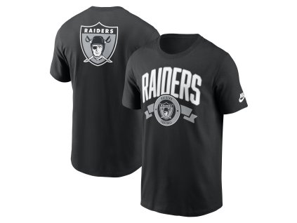 Pánská tričko Las Vegas Raiders NFL Nike Rewind Front and Back Hit Essential Cotton Tee