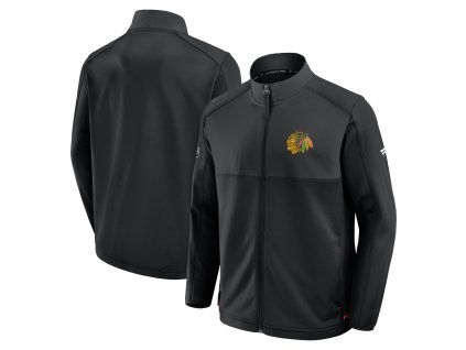 Pánská bunda Chicago Blackhawks NHL Authentic Pro Rink Poly Fleece FZ