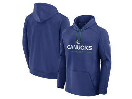 Pánská mikina Vancouver Canucks NHL Authentic Pro Rink Poly Fleece POH