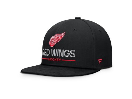 Pánská kšiltovka Detroit Red Wings NHL Authentic Pro A/Cap Flat Brim Square Visor Structured Adjustable