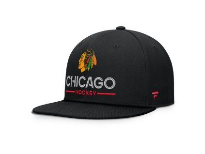 Pánska šiltovka Chicago Blackhawks NHL Authentic Pro A/Cap Flat Brim Square Visor Structured Adjustable