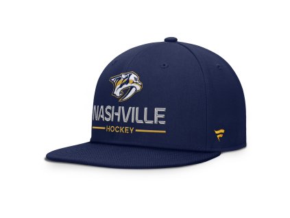 Pánská kšiltovka Nashville Predators NHL Authentic Pro A/Cap Flat Brim Square Visor Structured Adjustable