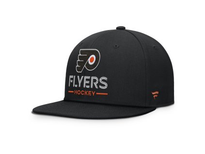 Pánská kšiltovka Philadelphia Flyers NHL Authentic Pro A/Cap Flat Brim Square Visor Structured Adjustable