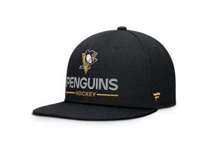 Pánska šiltovka Pittsburgh Penguins NHL Authentic Pro A/Cap Flat Brim Square Visor Structured Adjustable