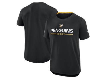 Pánská tričko Pittsburgh Penguins NHL Authentic Pro SS Rink Tee
