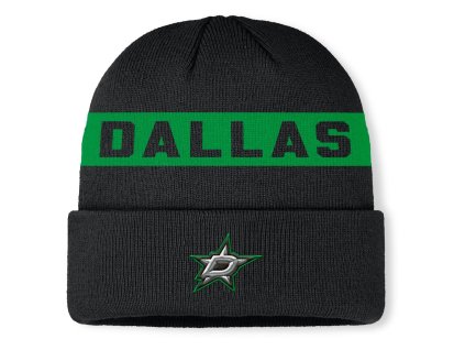 Pánská zimní čepice Dallas Stars NHL Authentic Pro A/Cap Cuffed Beanie