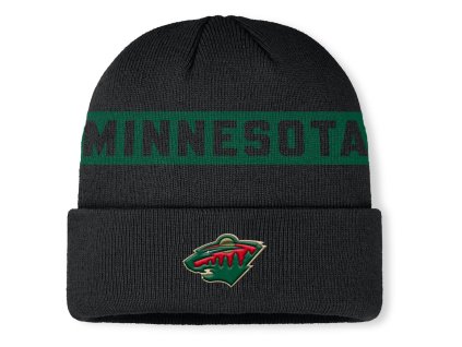 Pánská zimní čepice Minnesota Wild NHL Authentic Pro A/Cap Cuffed Beanie