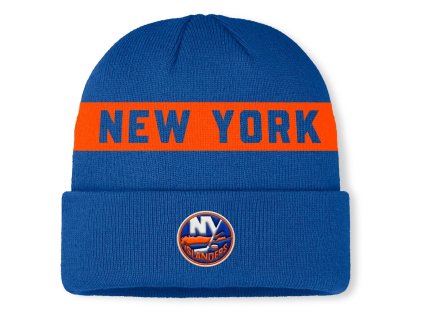 Pánská zimní čepice New York Islanders NHL Authentic Pro A/Cap Cuffed Beanie