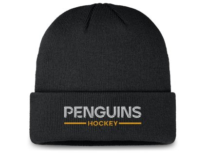 Pánská zimní čepice Pittsburgh Penguins NHL Authentic Pro A/Cap Cuffed Beanie
