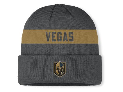 Pánská zimní čepice Vegas Golden Knights NHL Authentic Pro A/Cap Cuffed Beanie