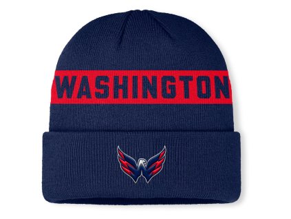 Pánská zimní čepice Washington Capitals NHL Authentic Pro A/Cap Cuffed Beanie