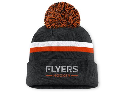 Dámská zimní čepice Philadelphia Flyers NHL Authentic Pro W/Cap Cuffed Pom Beanie