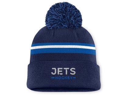 Dámská zimní čepice Winnipeg Jets NHL Authentic Pro W/Cap Cuffed Pom Beanie
