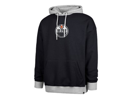 Pánská mikina Edmonton Oilers NHL ’47 Patch DROP SHOULDER Hood