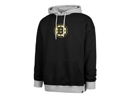 Pánská mikina Boston Bruins NHL ’47 Patch DROP SHOULDER Hood